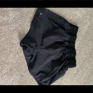 Lululemon running shorts.